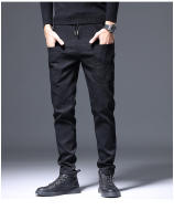 Pantalones de Pierna Recta Adelgazados y Elásticos para Hombres Ligeros de Negocios Versátiles para Negocios y Moda - details 1