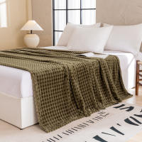 Bonenjoy-Manta a cuadros de Color sólido para el hogar, Sábana suave y cálida para la siesta, toalla de sofá, chal de viaje, regalo de alta calidad - details 13