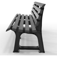Banco de Jardín 3 Plazas 145x49x74cm Capacidad 240Kg Asiento Exterior Patio Terraza Verde - details 16