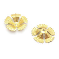Tapas de cuentas de flores de latón de color no chapado, suministros de joyería Diy de alta calidad, collar, pendientes, accesorios para mujer - details 28