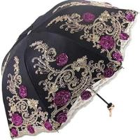 gothic black lace umbrella