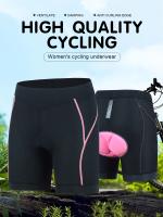 Pantalones cortos de ciclismo con amortiguación de silicona, pantalones cortos de bicicleta de alta elasticidad que levantan los glúteos, ropa deportiva para mujeres - details 4