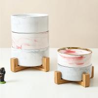 Bol para Mascotas de Cerámica con Soporte de Madera Alimentador y Regador para Perros y Gatos - details 12