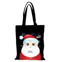 Regalo de Año Nuevo, bolso de mano para hombre, bolsos de lona con dibujos animados de Feliz Navidad, bolso de compras para mujer, bolsos de tela, bolso de compras ecológico para mujer - details 8
