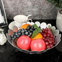 Fruto Redondo de Hierro Plisado, Cesta de Frutas Modern, Cesta de Pan, Cuenco Decorative Para Pan, Frutas, Verduras - details 1