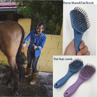 Peine para Pelo de Mascota Antideslizante Peine de Cola de Caballo para Limpieza de Suministros de Limpieza - details 1