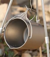 Tiartisan - Mango plegable de titanio, prensa francesa, cafetera cubierta para colgar, utensilios de cocina para acampar al aire libre, taza de agua - details 13