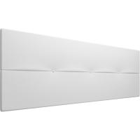 Cabecero tapizado Julie para cama de 135 (145 x 55 cm) Blanco - details 0