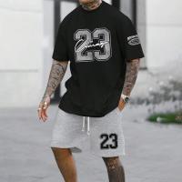 Traje con estampado 3D para hombre, ropa de talla grande, pantalones cortos de manga corta, ropa deportiva informal de verano, novedad de 2025 - details 11