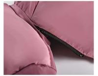Abrigo de Invierno para Niñas Cálido, Grueso, con Capucha y Cuello de Piel Estilo de Princesa - details 6