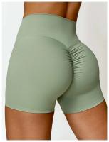 Pantalones Cortos de Cintura Alta de Yoga Ouwu Anti-Esqüí, Ideal para Ciclismo, Correr, Entrenamiento Intenso, Gimnasio Ropa Deportiva para Mujeres - details 15