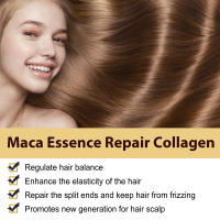 Mascarilla de colágeno y queratina para el cabello, crema hidratante para Control de aceite, suave y liso, reparación dañada, revitaliza la crema correctora de proteínas - details 10