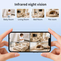 Cámara de Seguridad IP Mini Wifi Monitor de Seguridad para el Hogar Inalámbrico con Visión Nocturna Infrarroja Control de Aplicación para Teléfono Móvil Impermeable - details 6