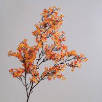 Rama de flor de melocotón Artificial de 97cm, flor de melocotón de seda elegante de plástico hecha a mano, flor falsa de tacto Real para sala de estar y escritorio - details 13