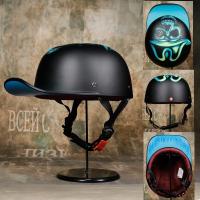 Casco de motocicleta Retro, protector de cabeza de media cara, Estilo Vintage - details 6