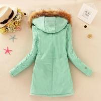 Chaqueta de algodón acolchada para mujer, abrigo informal ajustado con capucha, Parkas acolchadas, abrigo cálido, otoño e invierno, nové de 2025 - details 53