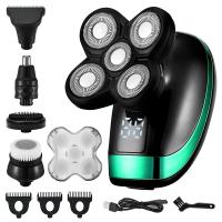 Afeitadora Eléctrica Recargable 5 en 1 para Hombres con Barba Máquina de Afeitar Resistente al Agua con Carga Rápida Uso Seco y Húmedo - details 0