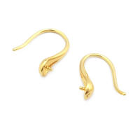 Latón color oro de 18 quilates, compatible con cuentas de medio agujero con ganchos de medio pasador para pendientes, joyería de alta calidad, accesorios para manualidades. - details 78