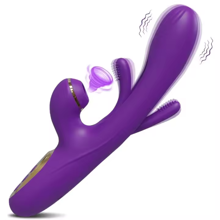 Conejo femenino chupando mujeres bofetadas vibrador clítoris ventosa estimulador potente juguete sexual suministros para adultos - 1