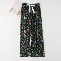 Pijamas de Algodón-Seda para Mujeres Pantalones Corporales Delgados para Embarazadas - details 26