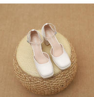Zapatos de tacón grueso con una tira de moda de nuevo estilo - details 24