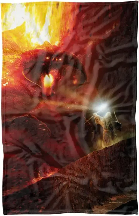 Manta polar de El Señor de los Anillos, Gandalf contra Balrog - 1