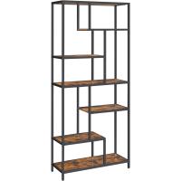 Estantería para Libros de 6 Niveles, Estantería Vertical para Plantas, 30 x 80 x 180 cm, - details 0