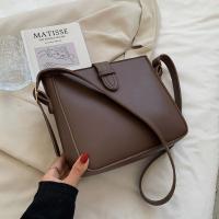 Bolso cuadrado de cuero PU de gran capacidad, bolso de hombro Simple que combina con todo de estilo coreano, bolso de almacenamiento, bolso de mano cuadrado Ins para exteriores - details 2