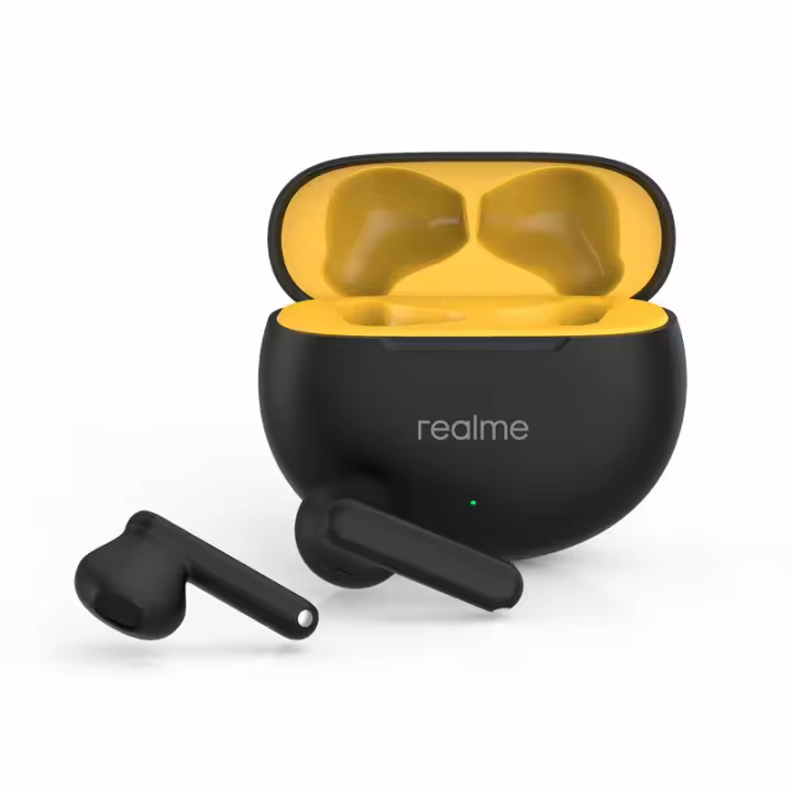 Auriculares inalámbricos realme con micrófono, audífonos realme T01, color negro - 1