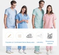 Ropa quirúrgica para Hospital, uniforme médico, conjunto exfoliante para mujer, accesorios para médico y enfermera, conjunto exfoliante para clínica Dental, ropa de trabajo para salón de belleza - details 9