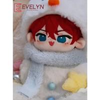 Evelyn-Muñeca de peluche de 20CM, mono cálido, sombrero, gorro, ropa de muñeco de nieve, traje Genshin Impact Love and Deepspace, regalo de Navidad - details 3