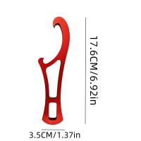 Mini llave contra incendios, llave ligera y portátil, paquete de 2 herramientas manuales esenciales para bombero - details 7