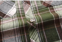 Camisa de Verano de Doble Bolsillo a Rayas Talla Grande Estilo Casual de Negocios para Hombres - details 18