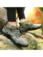 Zapatos de Senderismo Transpirables Antideslizantes Medianos, Adecuados para Hombres y Mujeres, Ideales para Senderismo y Pesca - details 1