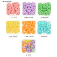 Fromthenon Binder-Discos de encuadernación de Color macarrón en forma de corazón para planificador de agujeros de setas, anillos de disco de plástico para cuaderno, 28/32/24mm - details 3