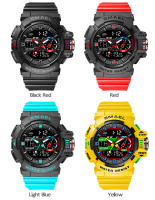 Reloj militar para hombre, resistente al agua, con manecillas luminosas, digital, pulsera de goma, deportivo, 50M, 8043 - details 11