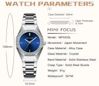 Reloj de Pulsera de Cuarzo Octagonal con Diamantes Reloj de Moda de Lujo para Mujer - details 5