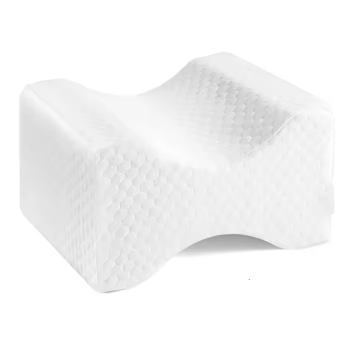 Almohada de espuma viscoelástica para rodilla, para ciática ortopédica, espalda, pierna, cadera, alineación de la columna vertebral, almohadas para el cuerpo durante el embarazo, soporte para la espalda para personas que duermen de lado - 1