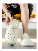 Agujero zapatos de los hombres de verano nuevo desgaste sandalias deportes zapatos de playa sandalias de los hombres de un pie medio bolsa de apoyo cabeza - details 11