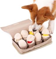 Juguetes de Peluche ATUBAN para Perros Manta de Snuffle Duradera y Interactiva con Muñecas de Huevo y Rompecabezas Sonido Para Alimentación Lenta Adecuado para Todas las Raças y Géneros Ideal para Interior - details 1