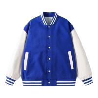 Chaqueta de Béisbol de Moda y Calidad Manga de Cuero con Parche de Sport - details 0