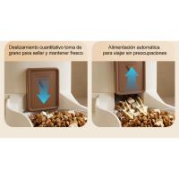 Alimentador automático para gatos, dispensador de agua, bebedero para perros y gatos, tazón de alimentación de acero inoxidable, botella para beber, cuencos, suministros para mascotas - details 3
