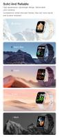 Reloj inteligente Q29 de 1,7 pulgadas para hombre y mujer, dispositivo deportivo con Monitor de temperatura y presión arterial, frecuencia cardíaca, Android e IOS, novedad - details 3