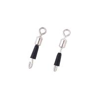 30/50 unids/lote pesca giratoria línea de pesca enlace rápido anillos sólidos rodamiento giratorio conector rápido anzuelo de pesca - details 0
