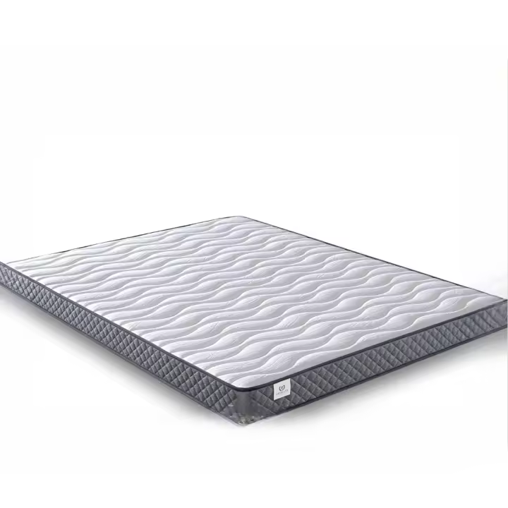 Colchon 90x190 Viscoelástico Doble Cara Invierno/Verano. Firmeza Medios MemorySens. Adaptable, Higiénico y Transpirable. Color Individual Gris. Modelo Orbita Altura 9 cm - 1