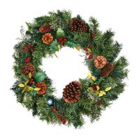 Pegatinas de Ventana de Navidad 2024 Campana de Navelganta Pino de PVC Autoadhesiva - details 8