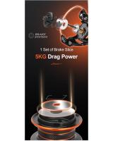 HISTAR-carrete de pesca giratorio, accesorio de fundición larga 5,4: 1, alta relación de 5kg, potencia de arrastre 4 + 1 BB, cuerpo de Metal, profesional - details 7