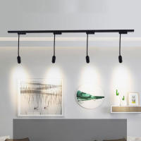 Luz de pista con cuello de cisne ajustable, lámpara de pared de techo con Ángulo de haz ajustable, Zoom, tienda de ropa, zapatos, galería de exposiciones - details 11