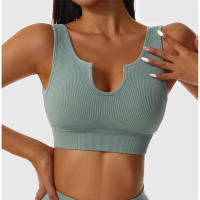 Conjunto de Yoga Sin Costuras para Mujeres Ropa Deportiva de Gimnasio de Cintura Alta - details 3