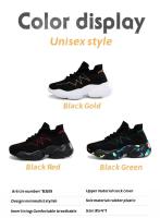 Zapatillas de deporte para hombre, zapatos para mujer, zapatos de calcetín, zapatos sin cordones, zapatos casuales de moda, zapatos de tenis de malla de verano, grandes 35-47 - details 4